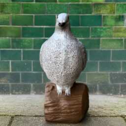 Stone Dove Figurine Concrete Peaceful Bird Sculpture Handmade Statue Outdoor Memorial Decor Garden Pigeon Ornament Lover Gift - thumbnail 2