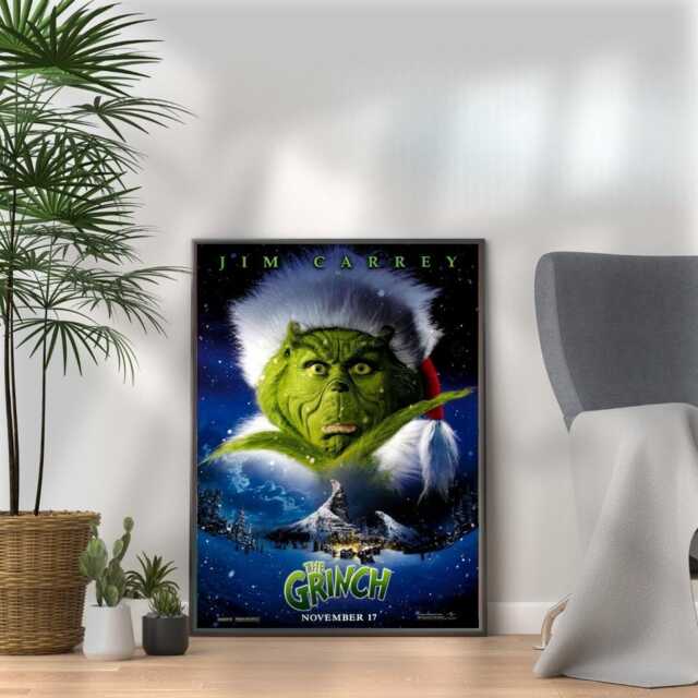 The Grinch Movie Poster Christmas Film Wall Art - image 1