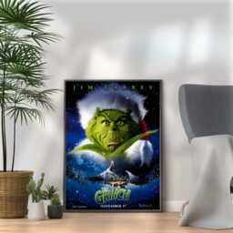 The Grinch Movie Poster Christmas Film Wall Art - thumbnail 1