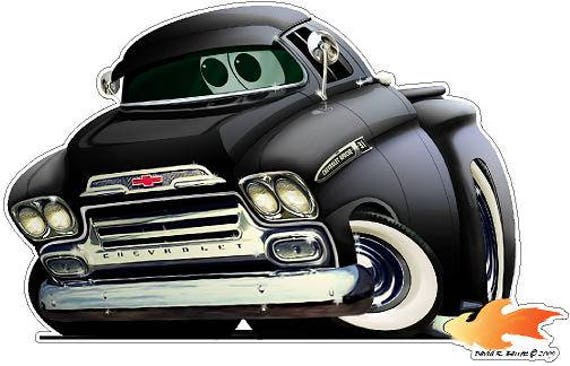 1959 Apache Classic Car Wall Decal Man Cave Garage Decor - image 1