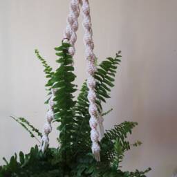 Handmade Macrame Plant Hanger 90cm Cotton Rope/Plant Basket Hanging/Home Decor/Gift - thumbnail 3