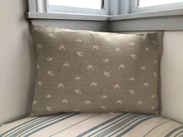 Pretty Covers in Dove Grey Linen By Olive & Daisy