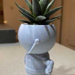 "Runners Gift Succulent Planter Airplant Holder ""Wee Jimmy Jogger" - thumbnail 3