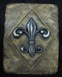 Fleur De Lis Wall Plaque French Art Home Decor 23037 - thumbnail 3