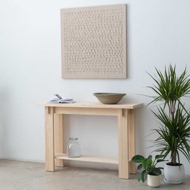 Solid Wood Entryway Console Table Perfect For The Hallway - Tagomago - image 1