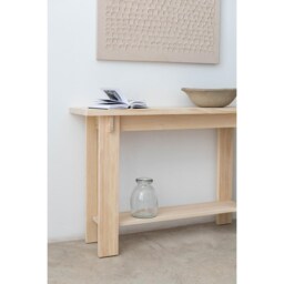 Solid Wood Entryway Console Table Perfect For The Hallway - Tagomago - thumbnail 3