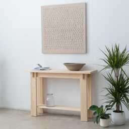 Solid Wood Entryway Console Table Perfect For The Hallway - Tagomago - thumbnail 1