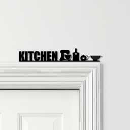 Door Topper Kitchen Decor Lettering & Appliances Various Colours Decorative Sign - Novelty Wall Decor, Frame Art, Art - thumbnail 1
