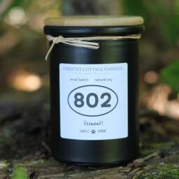 Coconut Soy Candle Gift Set Recycled Jars, Wooden Crate & Matches - thumbnail 4