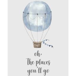 Set Of 3 Boys Bedroom Prints, Grey Blue Nursery Print Set, Exploring Adventure Boys Quote Game Room Childs Bedroom - thumbnail 2
