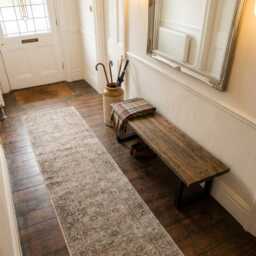 Solid Wooden Dining Bench in Antique Oak Finish - Handmade Bench, Custom Sizes 80-180cm, Made To Order UK Free Delivery - thumbnail 2