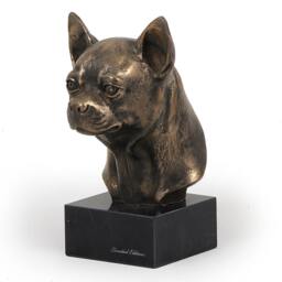 Chihuahua - Smooth, Dog Marble Statue, Limited Edition, Artdog. Made Of Cold Cast Bronze. Solid, Perfect Gift. Limited Edition - thumbnail 2