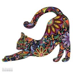 Cats & Flowers Wall Decal Set - thumbnail 4