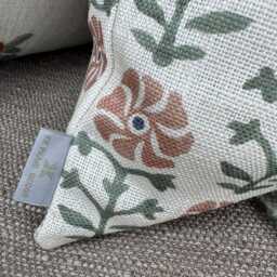 Floral Decorative Cushion Cover John Lewis Aria Fabric Abstract Countryside Pillow Handmade in UK - thumbnail 3