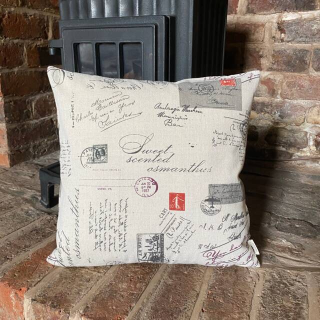 85. Handmade Sweet Scent Linen Blend Cushion Cover. Various Sizes