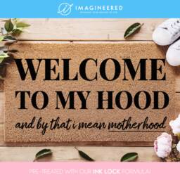 Welcome To Motherhood - Mother's Day Doormat Best Mum Gift Housewarming For Her Funny - thumbnail 1