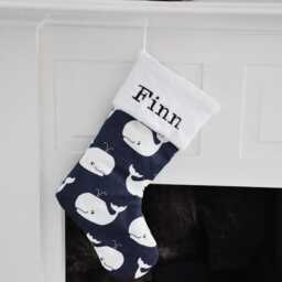 Beach Christmas Stocking, Coastal Nautical Navy Isadella Sea Friends Sailor Fish No.679 No.401 680 - thumbnail 4
