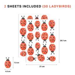 Little Ladybird Trail Nursery Wall Stickers - thumbnail 4