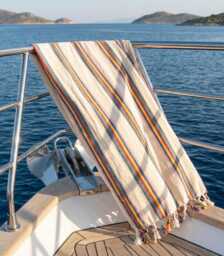 Rainbow Striped Beach Towel, Colorful Cotton Bath Turkish Peshtemal, Multipurpose Throw For Summer, Blanket Throw, Housewarming