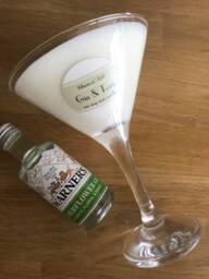 Gin & Tonic Candle Eco Soy Margarita Glass Candle - 175Ml - thumbnail 1