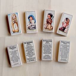 Fatima Saint Block Set - Our Lady Of & The 3 Children // Saints Jacinta & Francisco, Sr Lucia - thumbnail 2