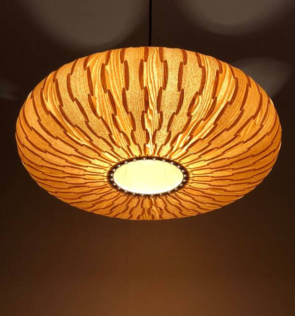 Handmade Umbrella Pendant Light-Chinese Ash-Pendant Lightchandelier-Lighting-Light Fixture-Wood Light-Ceiling Light-Rustic Light - image 1