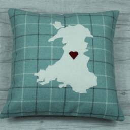 Welsh Cushion , Map Of Wales, Pillow, Wales Cushion, Pillow - thumbnail 2