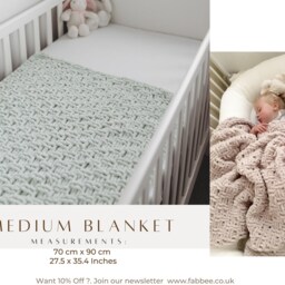 Sage Knit Baby Blanket Soft Mint Green Car Seat Blanket - thumbnail 3