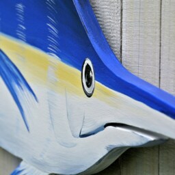 Fisherman Gift For Men Blue Marlin Wall Art, 70 - thumbnail 2