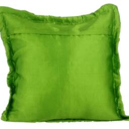 "Designer Ruched Clover Green Euro Pillow Sham 24""x24""/26""x26" - thumbnail 3