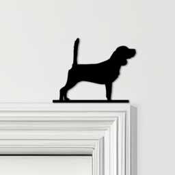 Door Topper Beagle Dog Various Colours Top Of Decorative Sign - Sign, Novelty Wall Decor, Frame Art, Art - thumbnail 1