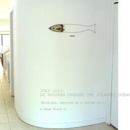 Fish Art, Recycled Metal, Wall Sculpture, Assemblage Diy Concept, Anne Klein H - thumbnail 4