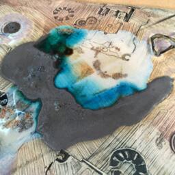 Cabaret Ii Ipoddery Vania Setti Settiarts Ceramic Art Stoneware Plaque - thumbnail 2