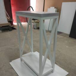 Small Scandinavian Loft Console Table, Entryway Narrow Handmade Furniture, Konsolentisch, Side Table - thumbnail 4