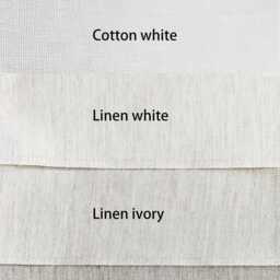 40 Colors Double Layered Roman Shade, 100% Linen Custom Shades With Chain Mechanism, Blackout Blinds & Sheer Roman - thumbnail 4