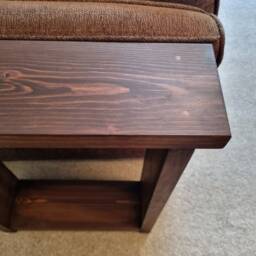 Solid Wood Narrow End Table Sofa Side Table, Made in UK - thumbnail 3
