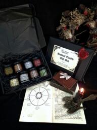 Sabbat Candle Gift Set, Pagan Wheel Of The Year Box, Altar Ritual Candles, Hedge Witch Box - thumbnail 1