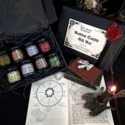 Sabbat Candle Gift Set, Pagan Wheel Of The Year Box, Altar Ritual Candles, Hedge Witch Box - thumbnail 2