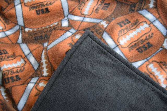 Football Double-Sided Sports Fleece Blanket - image 1