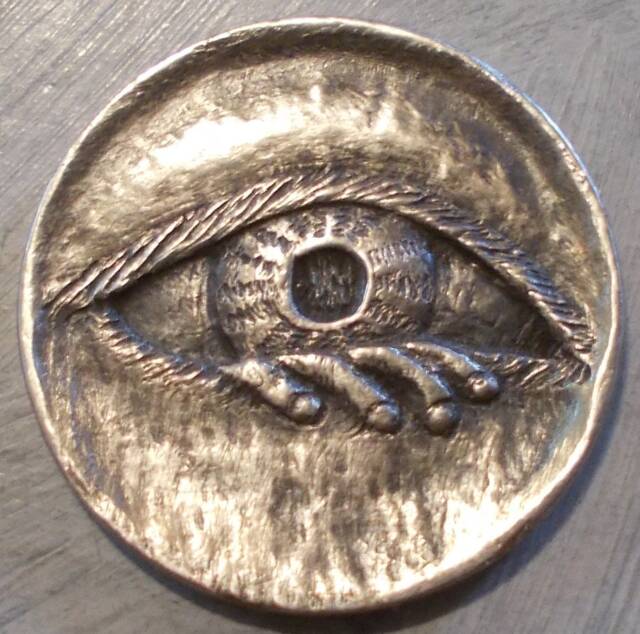 Deep Carved Hobo Nickel, Creepy