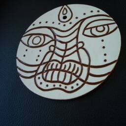 Kiger - Picasso Style Wall Art Ceramic Decor - thumbnail 3