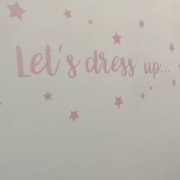 Let's Dress Up Stars Wall Decal, Kids Playroom Decor - thumbnail 2