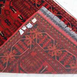 2'9x9'11 Ft Afghan Tribal Handmade Runner Rug, Khal Mohammedi Runner, Antique Piece High Pile Brand New Rug - Kitchen - thumbnail 4