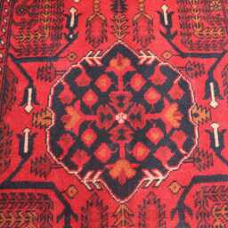 2'9x9'11 Ft Afghan Tribal Handmade Runner Rug, Khal Mohammedi Runner, Antique Piece High Pile Brand New Rug - Kitchen - thumbnail 3