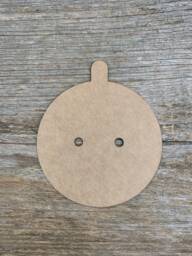 Blank Candle Dust Cover, 2 Wicks Option, Recycled Paper, Various Sizes, Cardboard 400 G/M2 - thumbnail 1