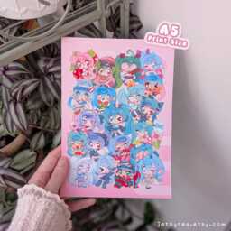 Hatsune Miku A4/A5 Print Chibi Vocaloid, Mesmerizer, Rotten Girl, Vampire - thumbnail 2