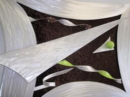 Fantango Contemporary Wall Sculpture 24x24 By Artist Tony Viscardi - thumbnail 2