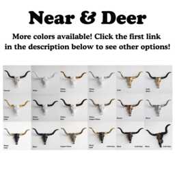 Faux Taxidermy Carved Texas Longhorn Skull Wall Mount - Decor Dtl170808 - thumbnail 3
