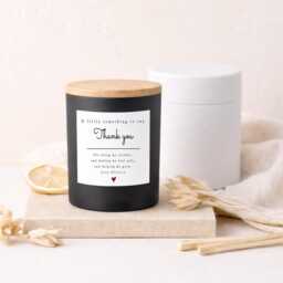 Personalised Teacher Candle & Box - Thank You Gift Teaching Assistant Present Keepsake From Child - thumbnail 1