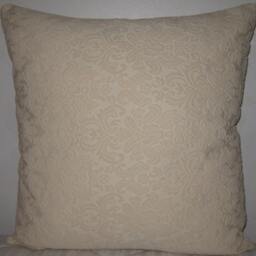 "Chenille Floral Pattern Decorative Pillow Cover-24""x24" - thumbnail 2